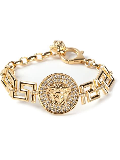 Medusa bracelet in gold 